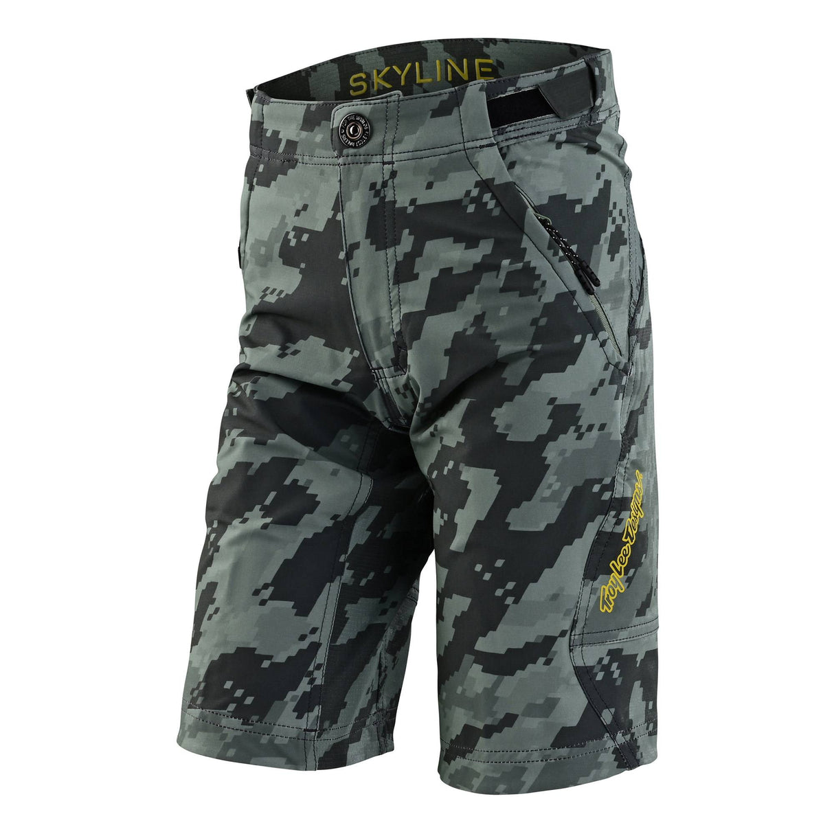 Troy Lee Designs Skyline Youth Shorts - Shell Only Digi Camo - Spruce