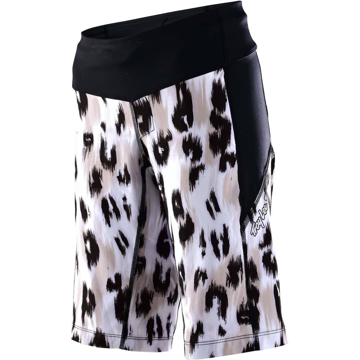 Troy Lee Designs Luxe Women's Shorts - Shell Only Wild Cat - White