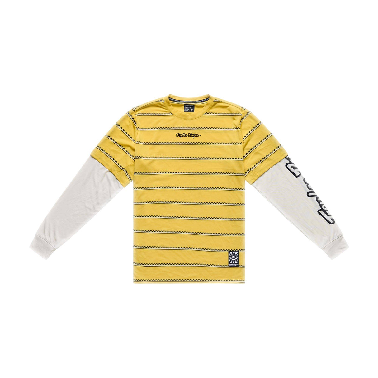 Camiseta de manga larga Troy Lee Designs Skyline Fakie Ride a rayas - Butter