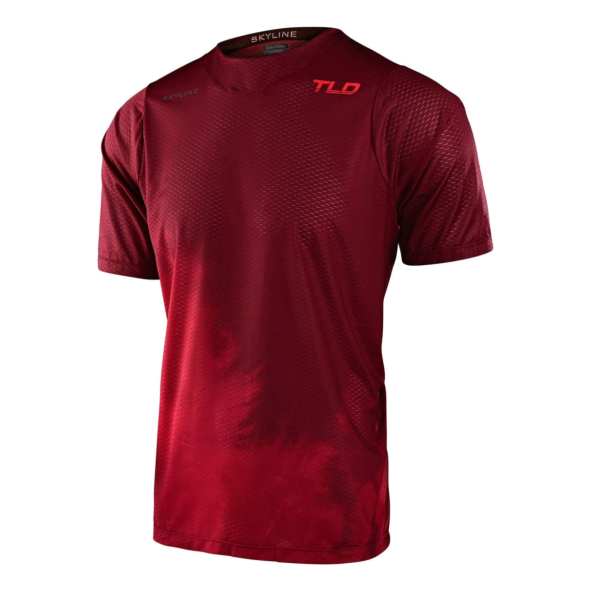 Troy Lee Designs Skyline Air Short Sleeve Jersey -  Fades - Wine