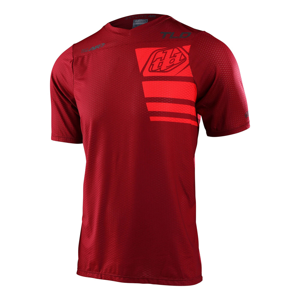 Troy Lee Designs Skyline Air Short Sleeve Jersey -  Stacks - Syrah