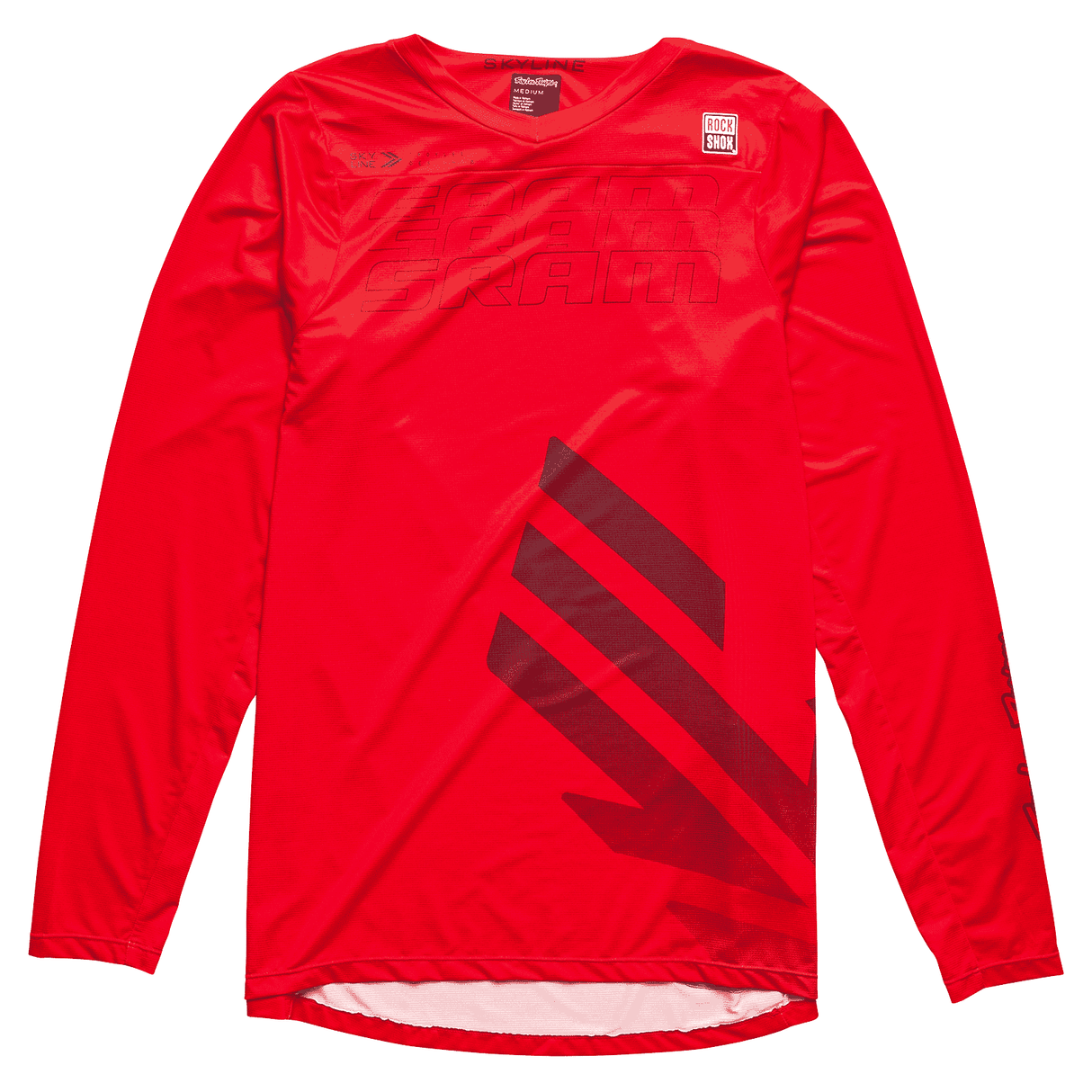Troy Lee Designs Skyline Long Sleeve Jersey SRAM Eagle One - Fiery Red