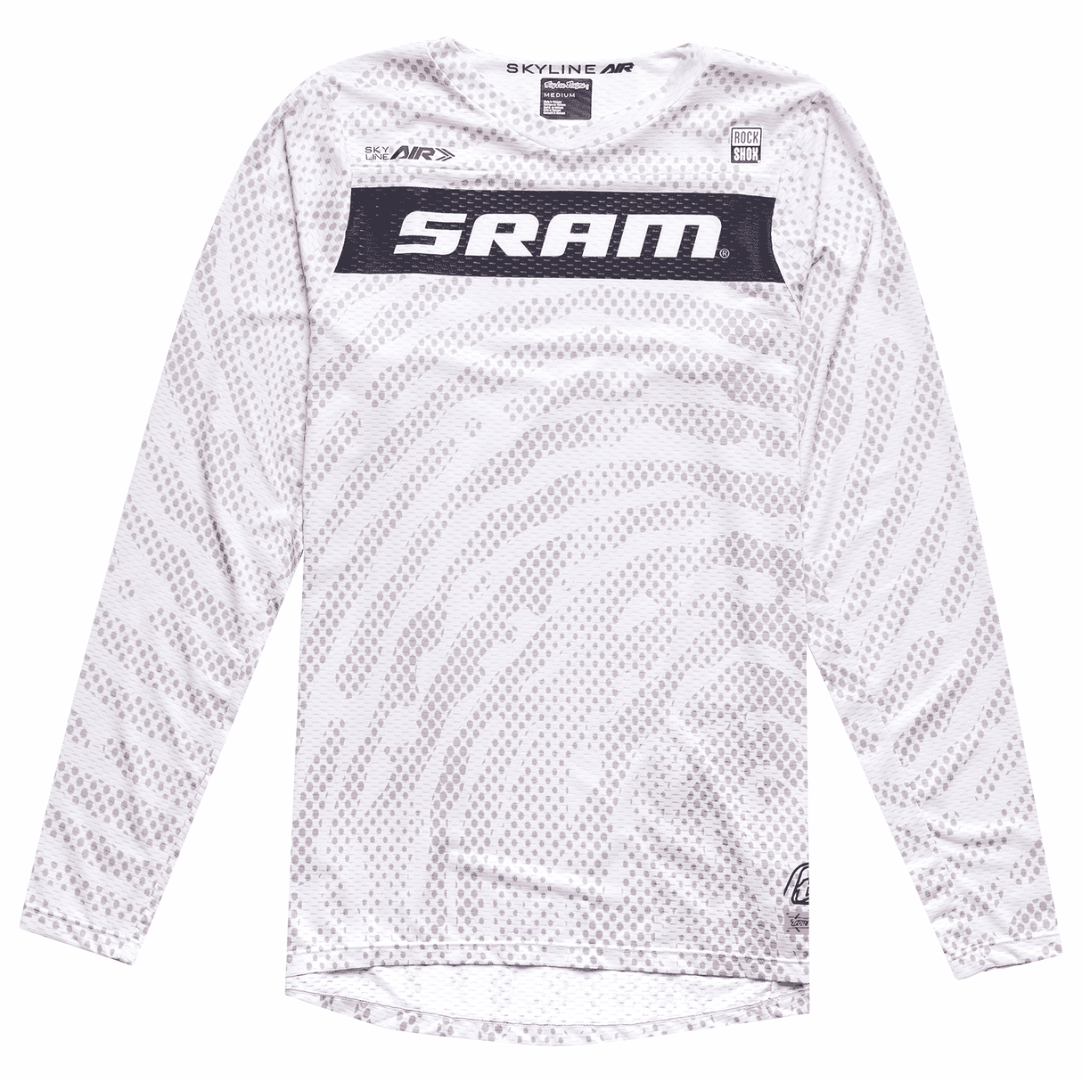 Troy Lee Designs Skyline Air Long Sleeve Jersey SRAM Roots - Fiery Red