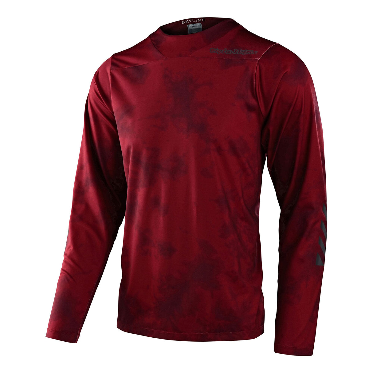Troy Lee Designs Skyline Chill Long Sleeve Jersey -  Tie Dye - Wine