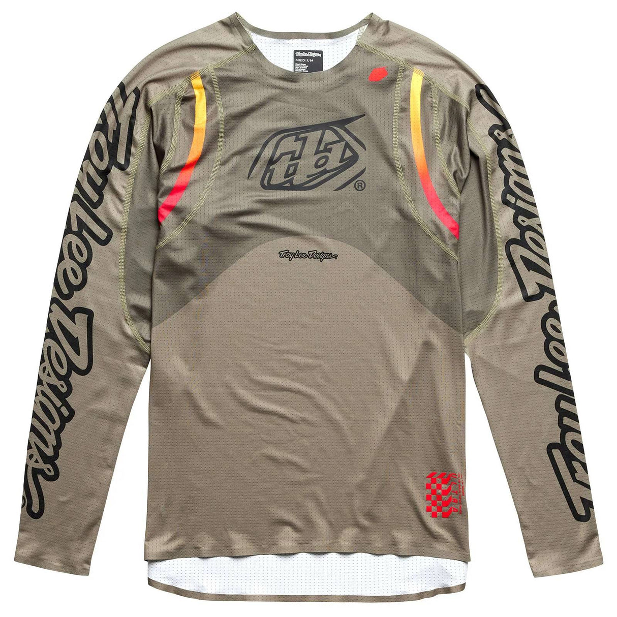 Troy Lee Designs Sprint Ultra Long Sleeve Jersey Pinned - Olive