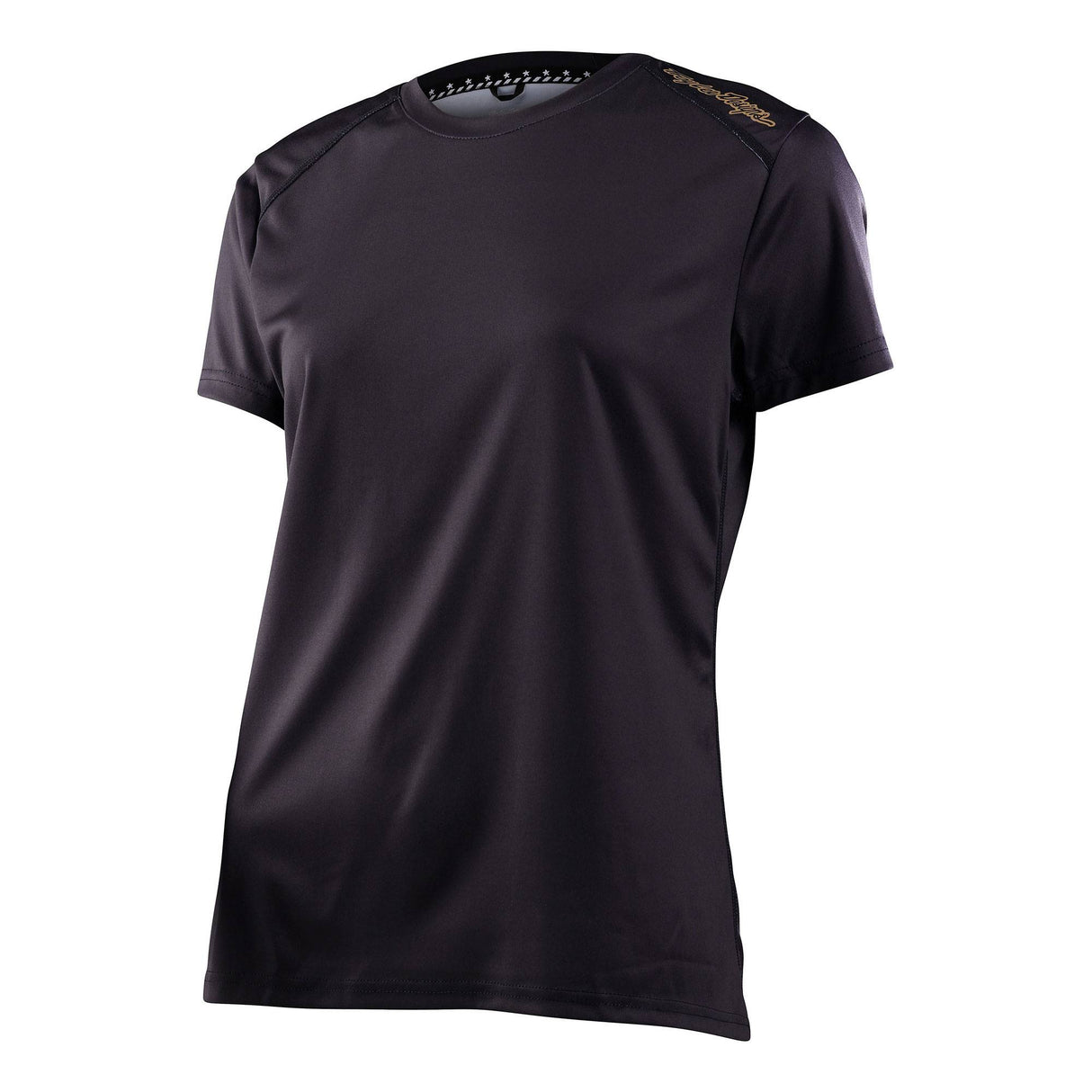 Troy Lee Designs Lilium Women's Short Sleeve Jersey Solid - Black