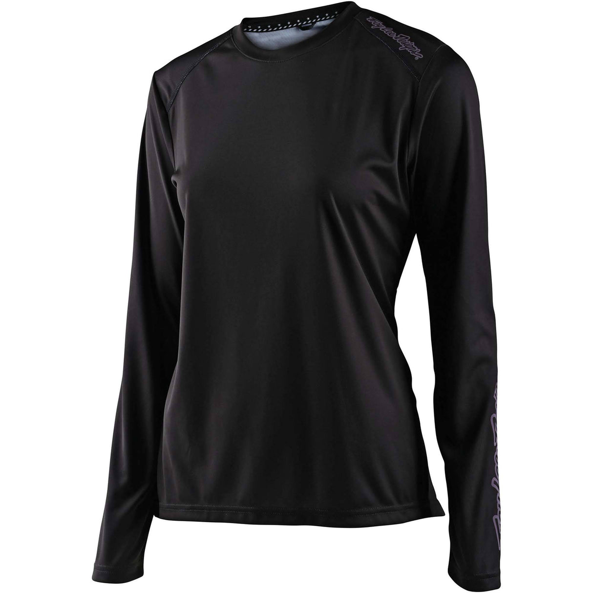 Troy Lee Designs Lilium Long Sleeve Women's Jersey Solid - Black