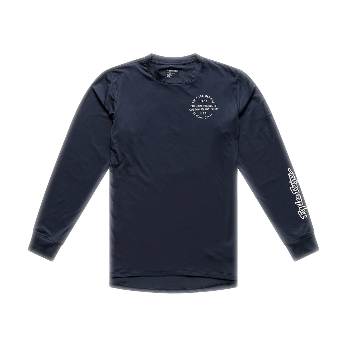 Troy Lee Designs Ruckus Long Sleeve Ride Jersey Pressed - Carbon