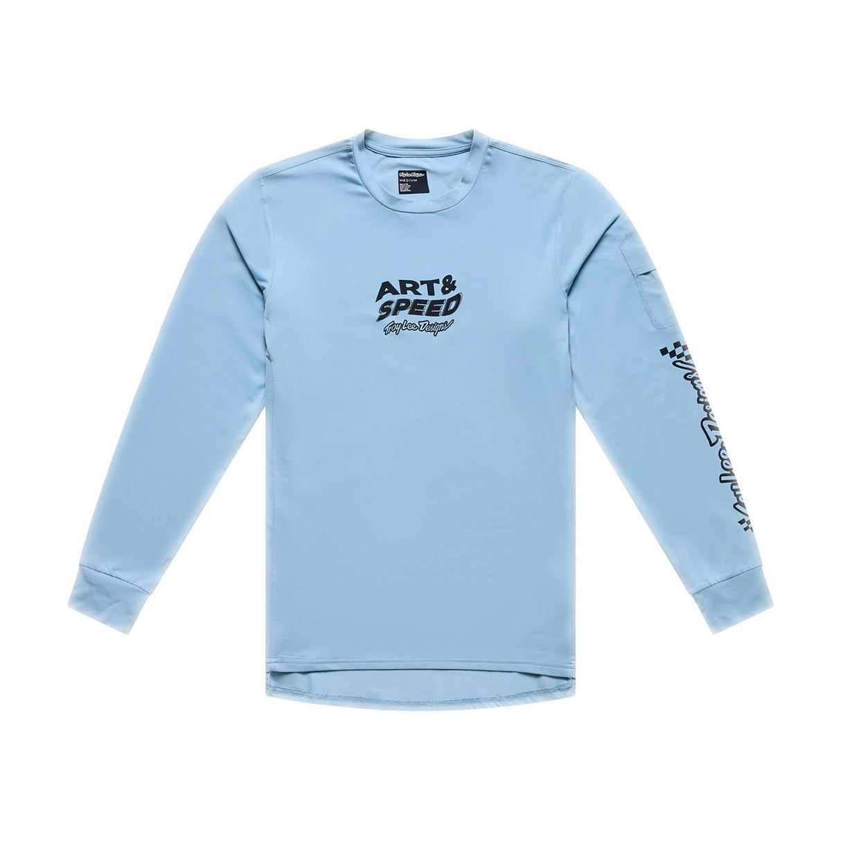 Troy Lee Designs Ruckus Long Sleeve Ride Jersey Waves - Dawn Blue