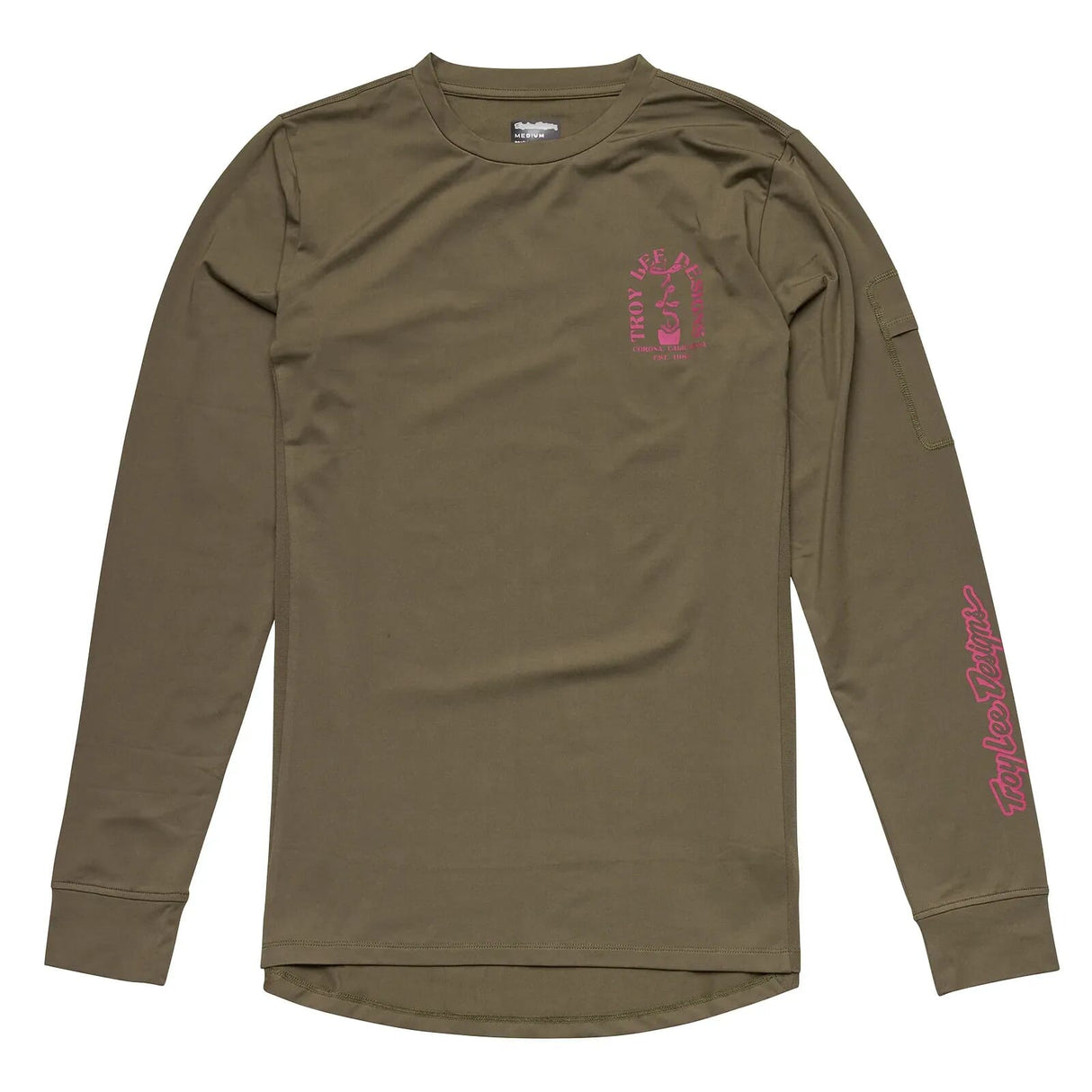 Troy Lee Designs Ruckus Long Sleeve Ride Jersey Fangs - Olive