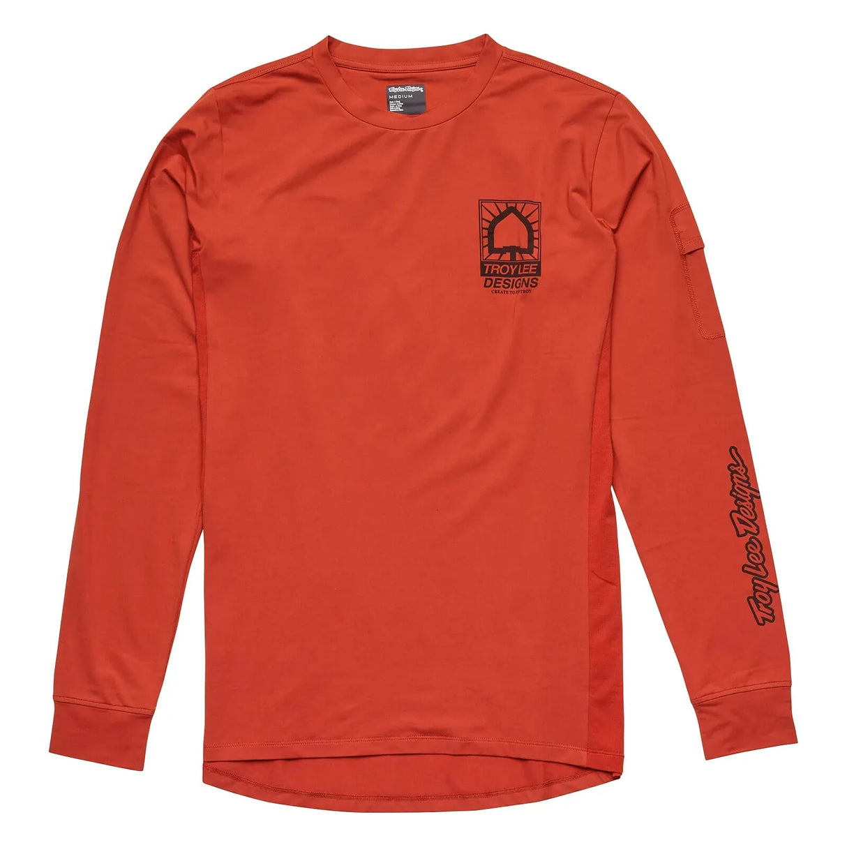 Troy Lee Designs Ruckus Long Sleeve Ride Jersey Fangs - Olive