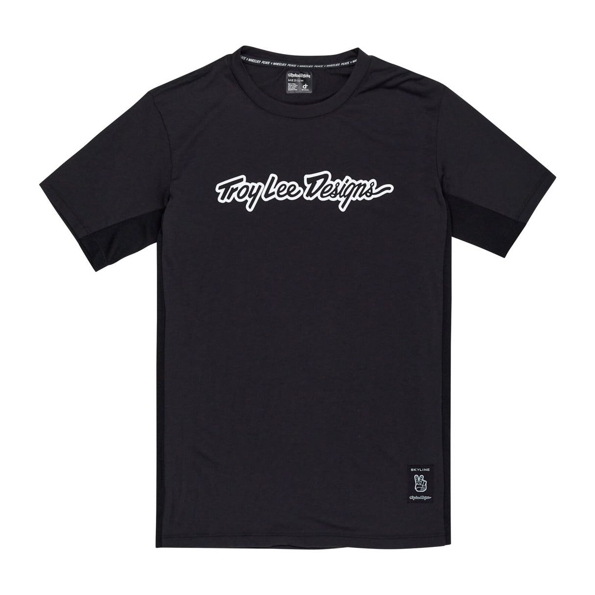 Troy Lee Designs Skyline Short Sleeve Ride Jersey Signature - Black