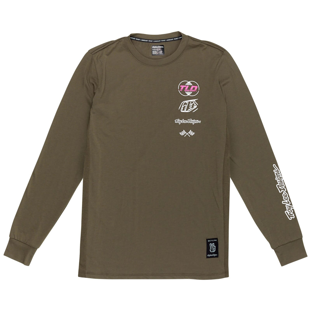 Troy Lee Designs Skyline Long Sleeve Ride Jersey Melon