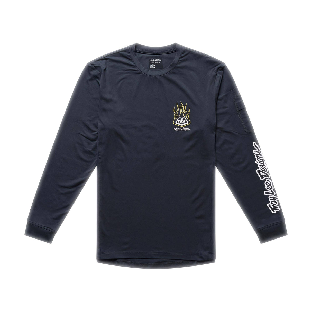 Troy Lee Designs Ruckus Ride Pressed Youth Long Sleeve T-Shirt Pressed - Carbon