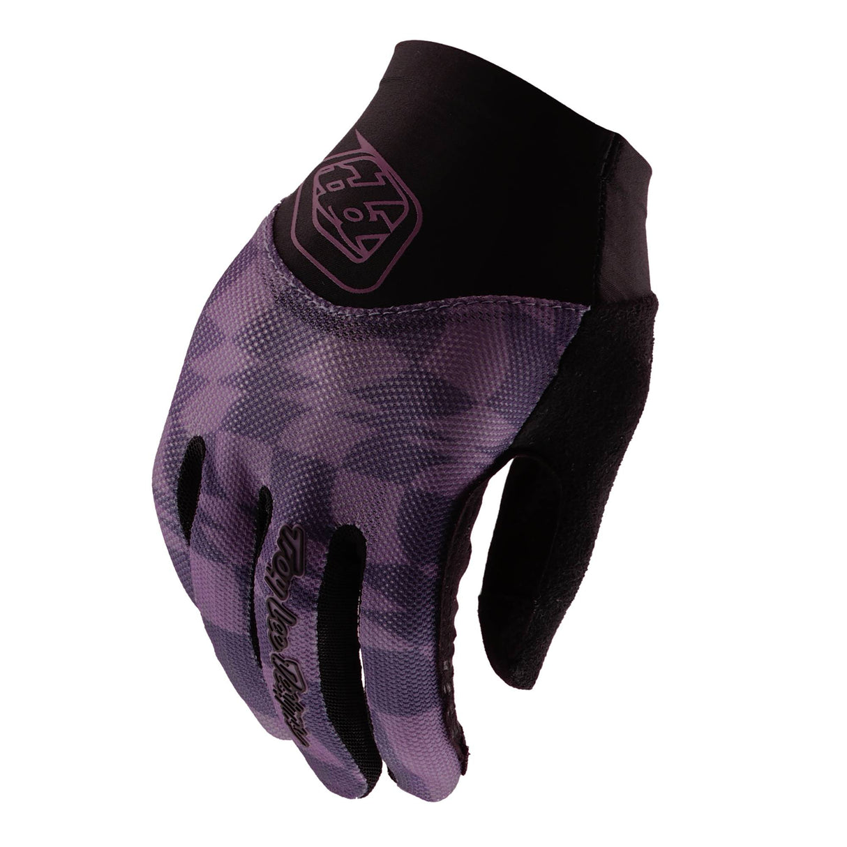 Troy Lee Designs Ace 2.0 Women's Gloves Twisted Checkers - Deep Purple