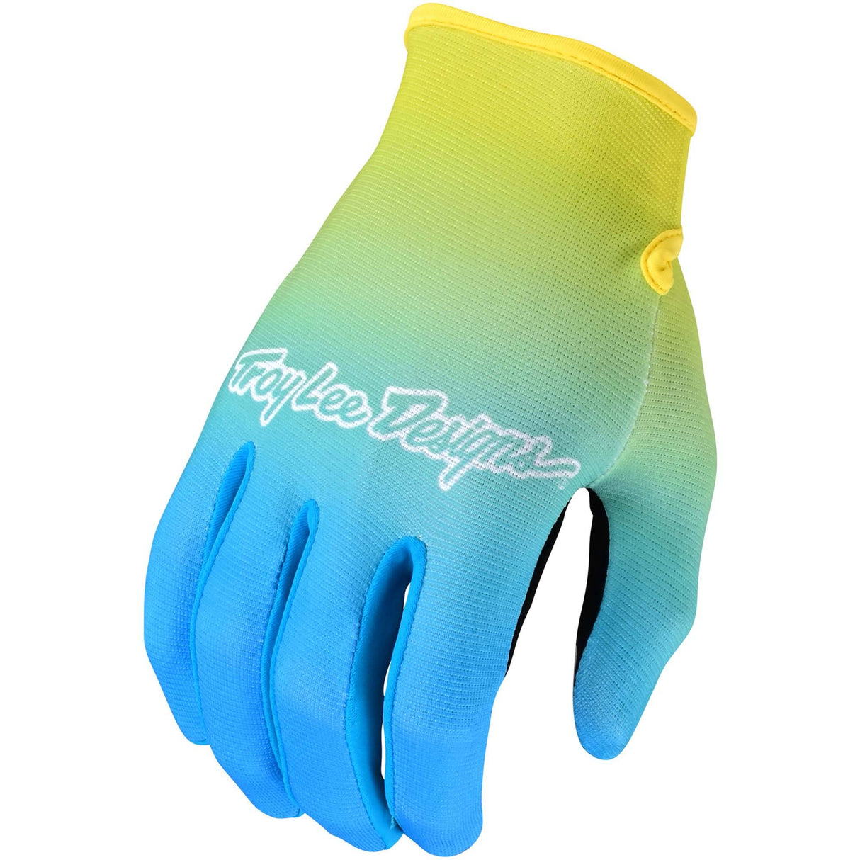 Troy Lee Designs Flowline Gloves Faze - Blue/Yellow