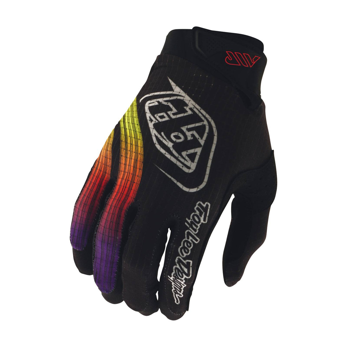 Troy Lee Designs Air Gloves Stripes - Black/Multicolour