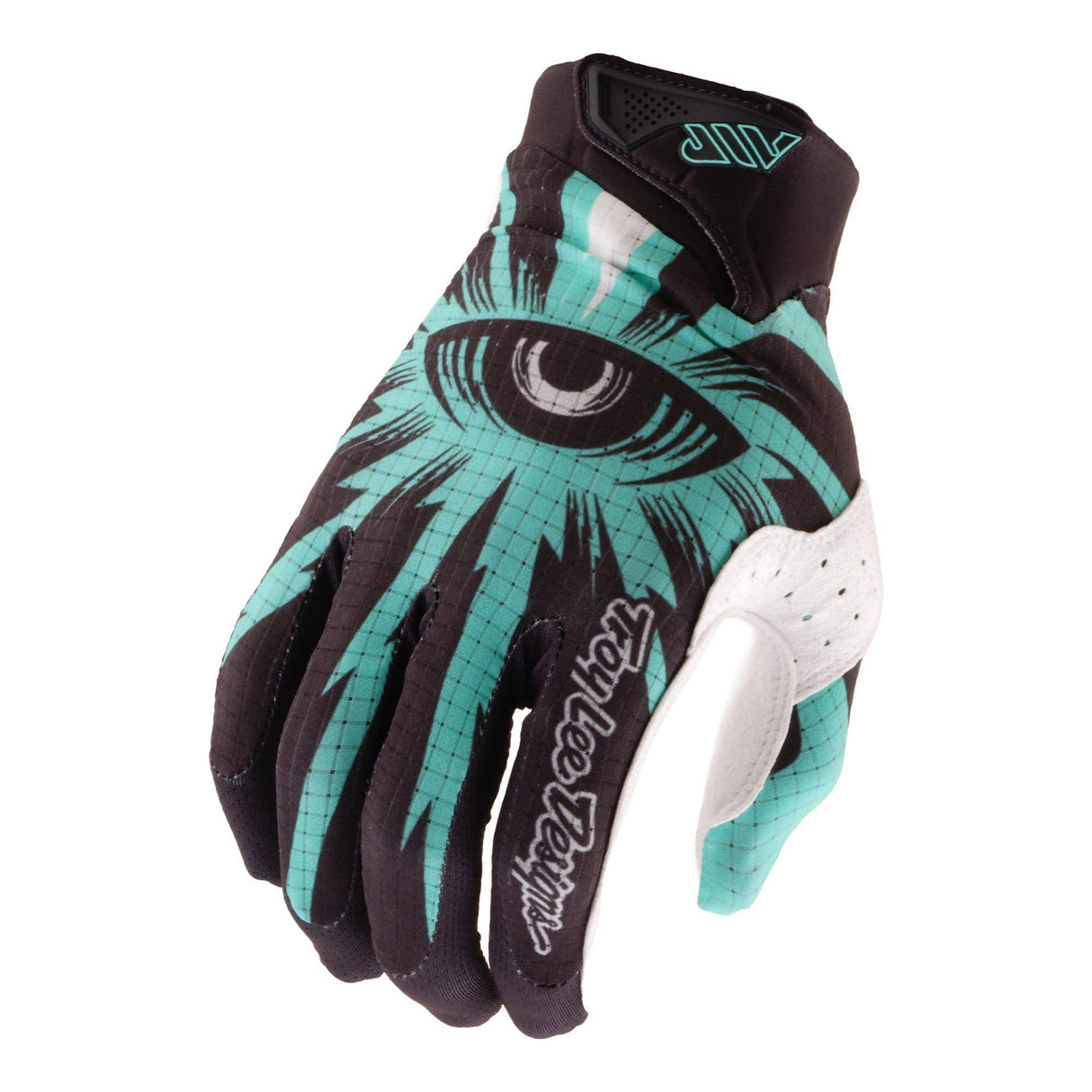 Troy Lee Designs Air Gloves Cyclops - Carbon/Real Teal