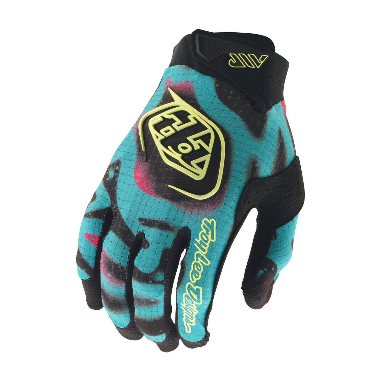 Troy Lee Designs Air Gloves Membrane - Black/Glo Yellow