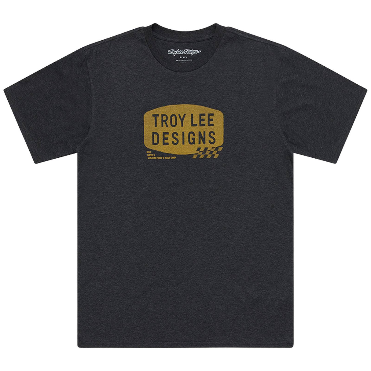 Troy Lee Designs Stamp Short Sleeve T-Shirt Black Heather