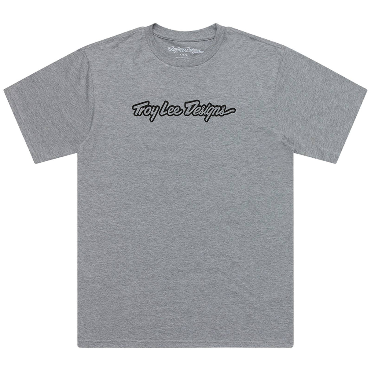 Troy Lee Designs Signature T-Shirt Signature - Grey Heather