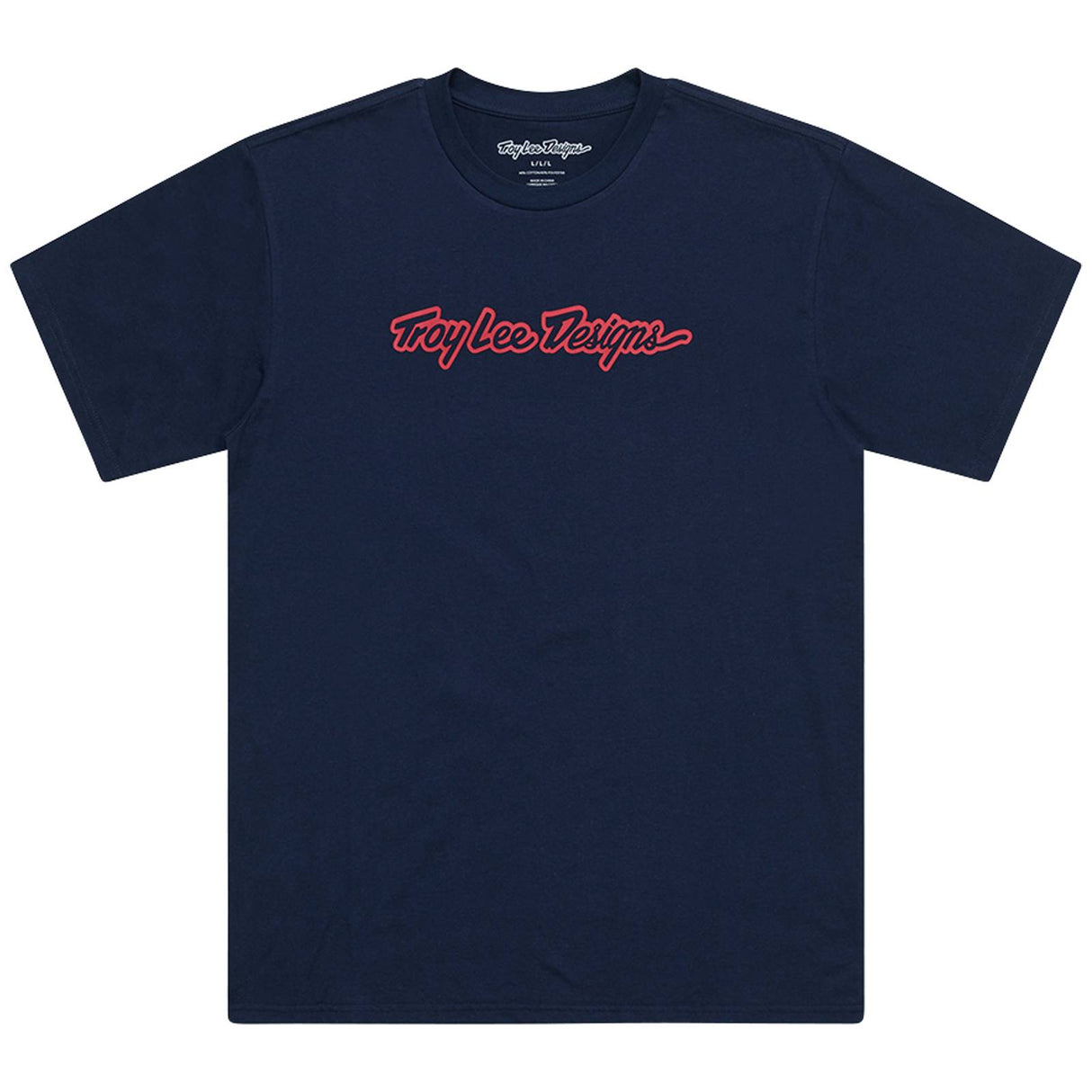 Troy Lee Designs Signature T-Shirt Signature - Navy