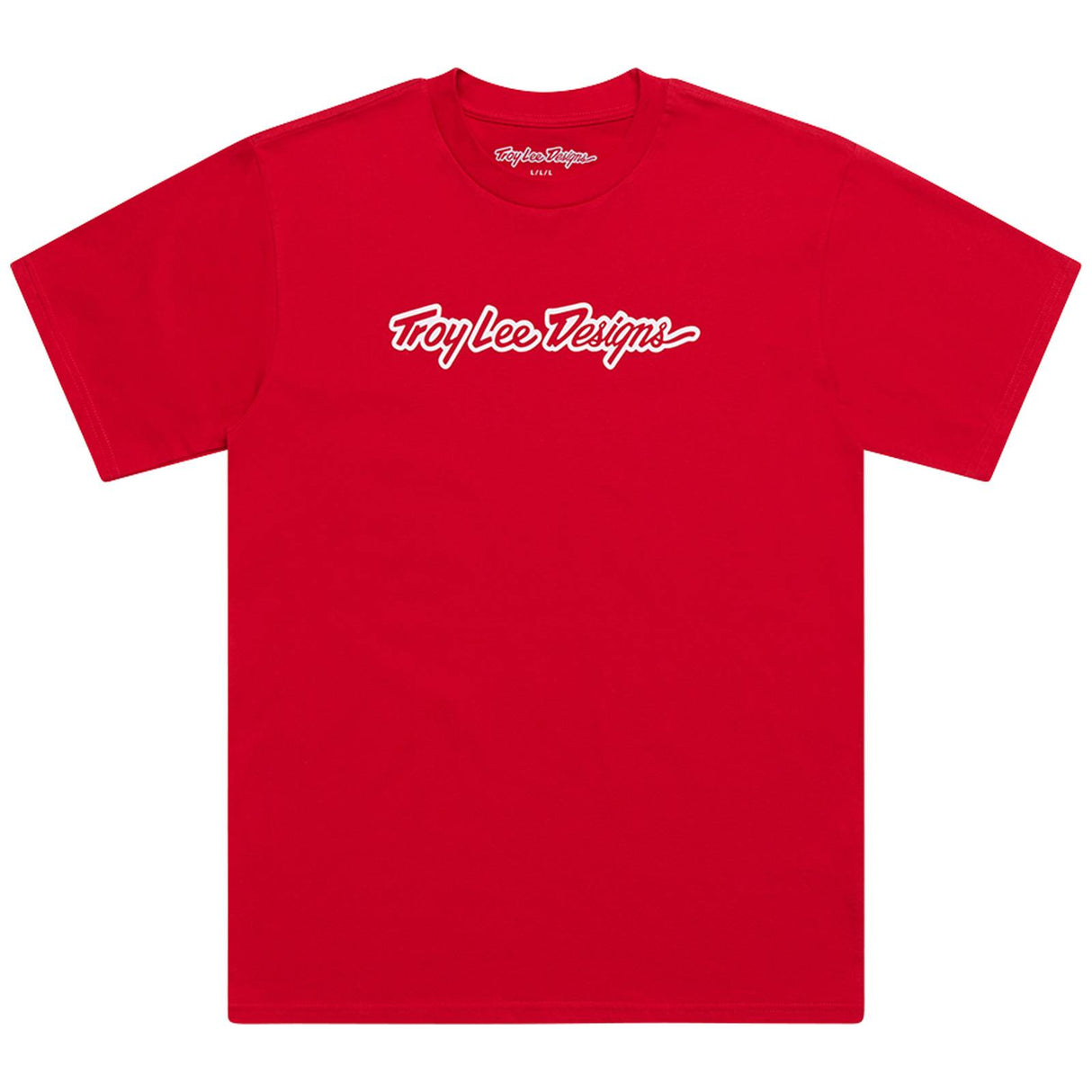 Troy Lee Designs Signature T-Shirt Signature - Team Red