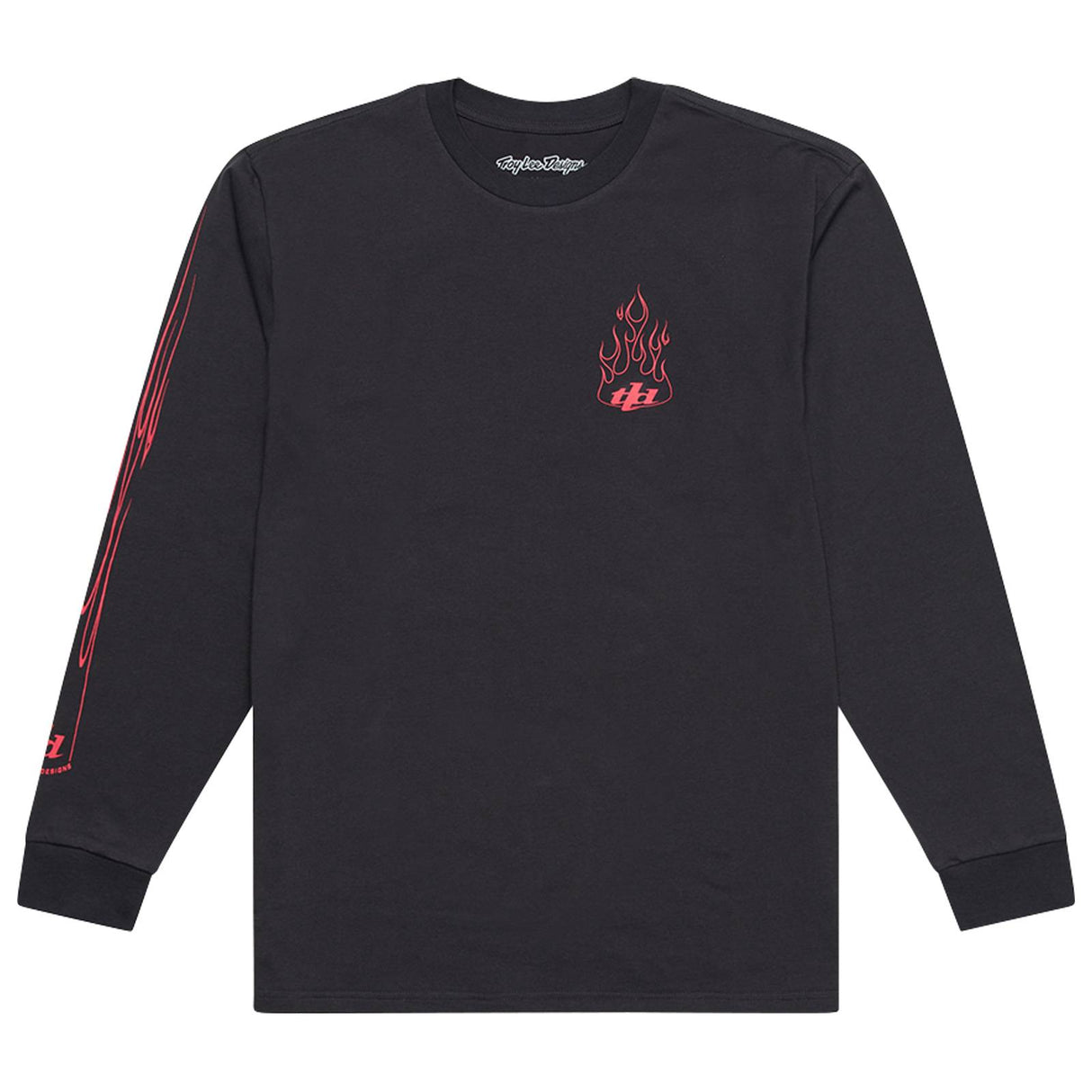 Troy Lee Designs Torched Long Sleeve T-Shirt Carbon