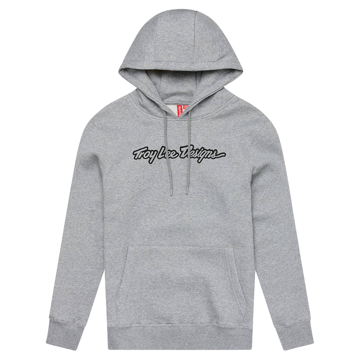 Troy Lee Designs Signature Zip Up Hoodie Grey Heather