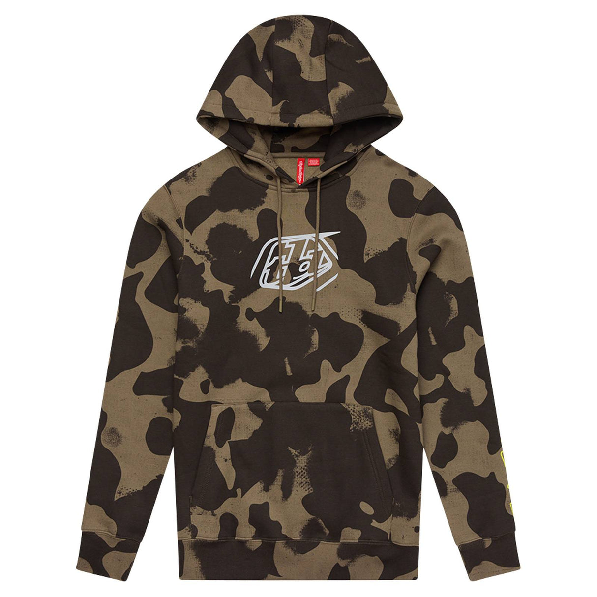 Troy Lee Designs Badge Pullover Hoodie Olive Camo