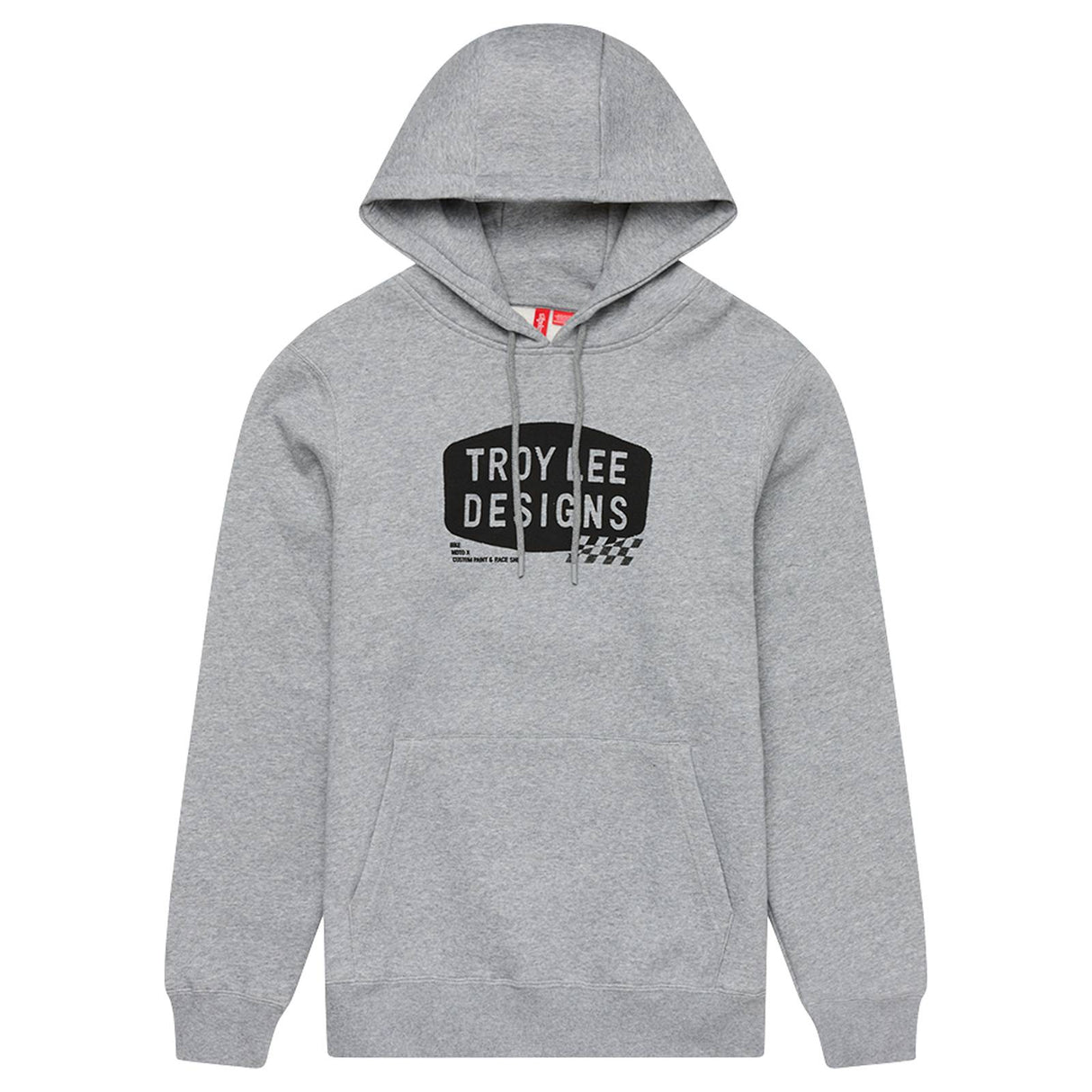 Troy Lee Designs Stamp Pullover Hoodie Grey Heather
