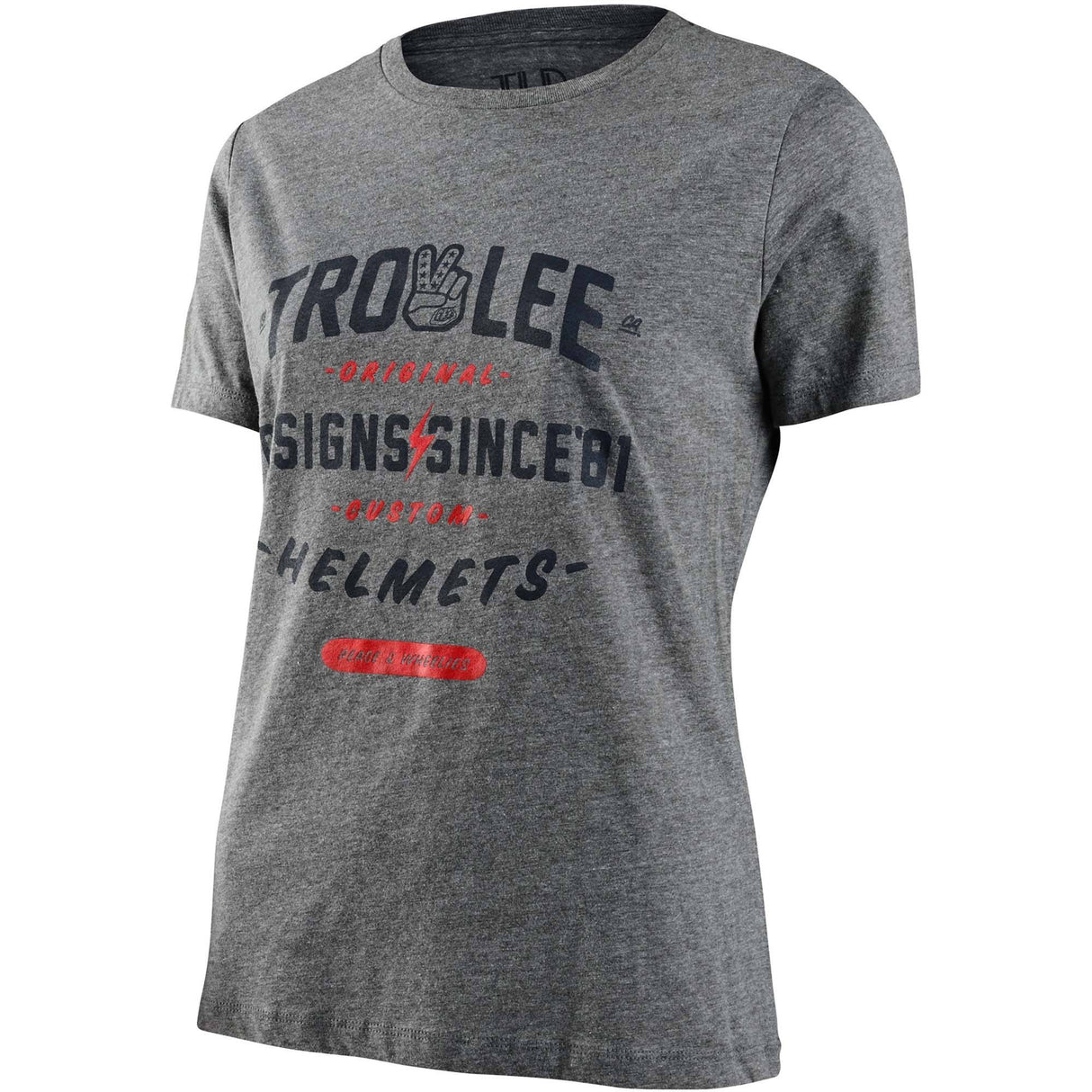 Troy Lee Designs Women's Roll Out Short Sleeve T-Shirt Deep Heather