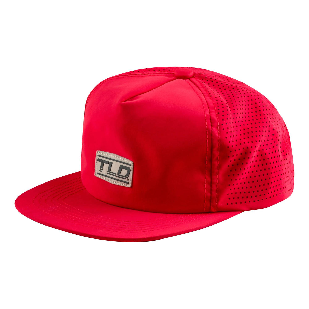 Troy Lee Designs Unstructured Snapback Cap Speed Patch - Poppy Red