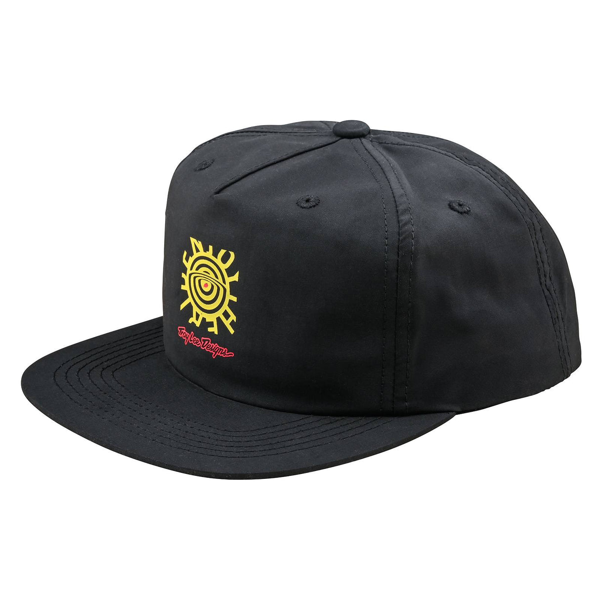 Troy Lee Designs Unstructured Snapback Cap Enjoy - Carbon