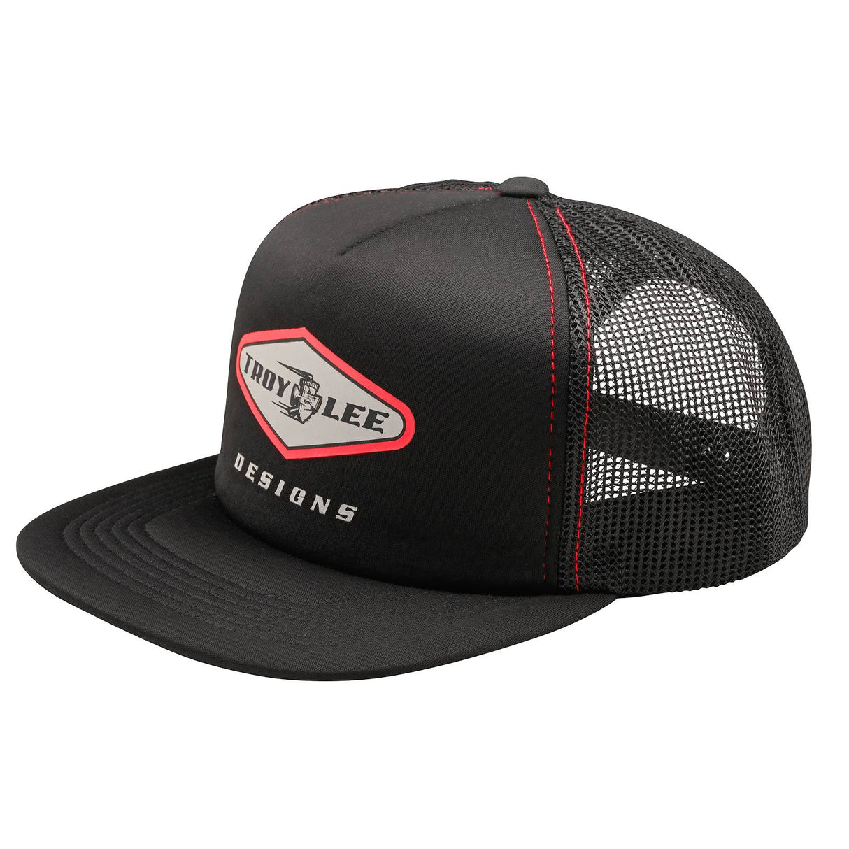 Troy Lee Designs Trucker Snapback Cap Carb - Black