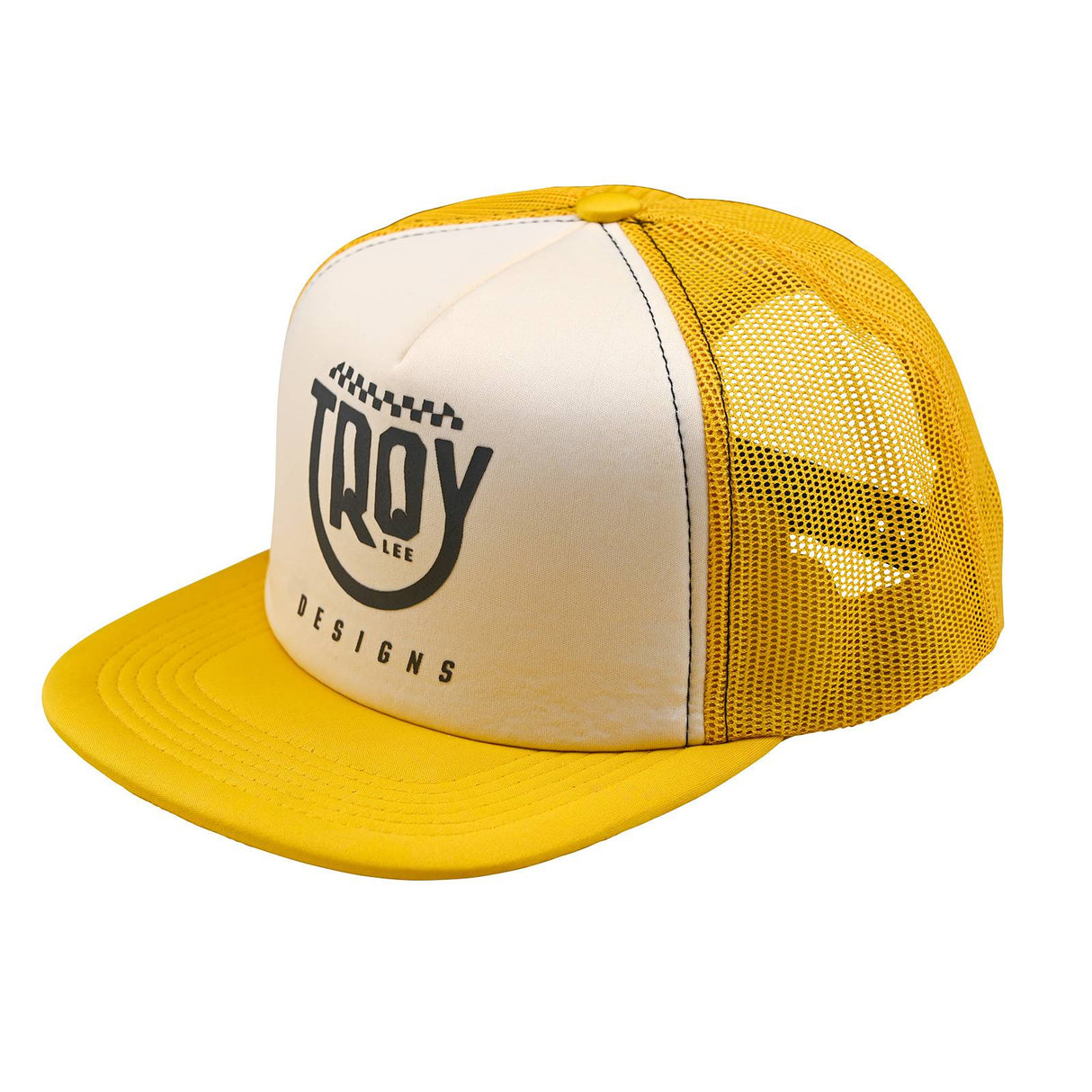 Troy Lee Designs Trucker Snapback Cap Smiley - Golden