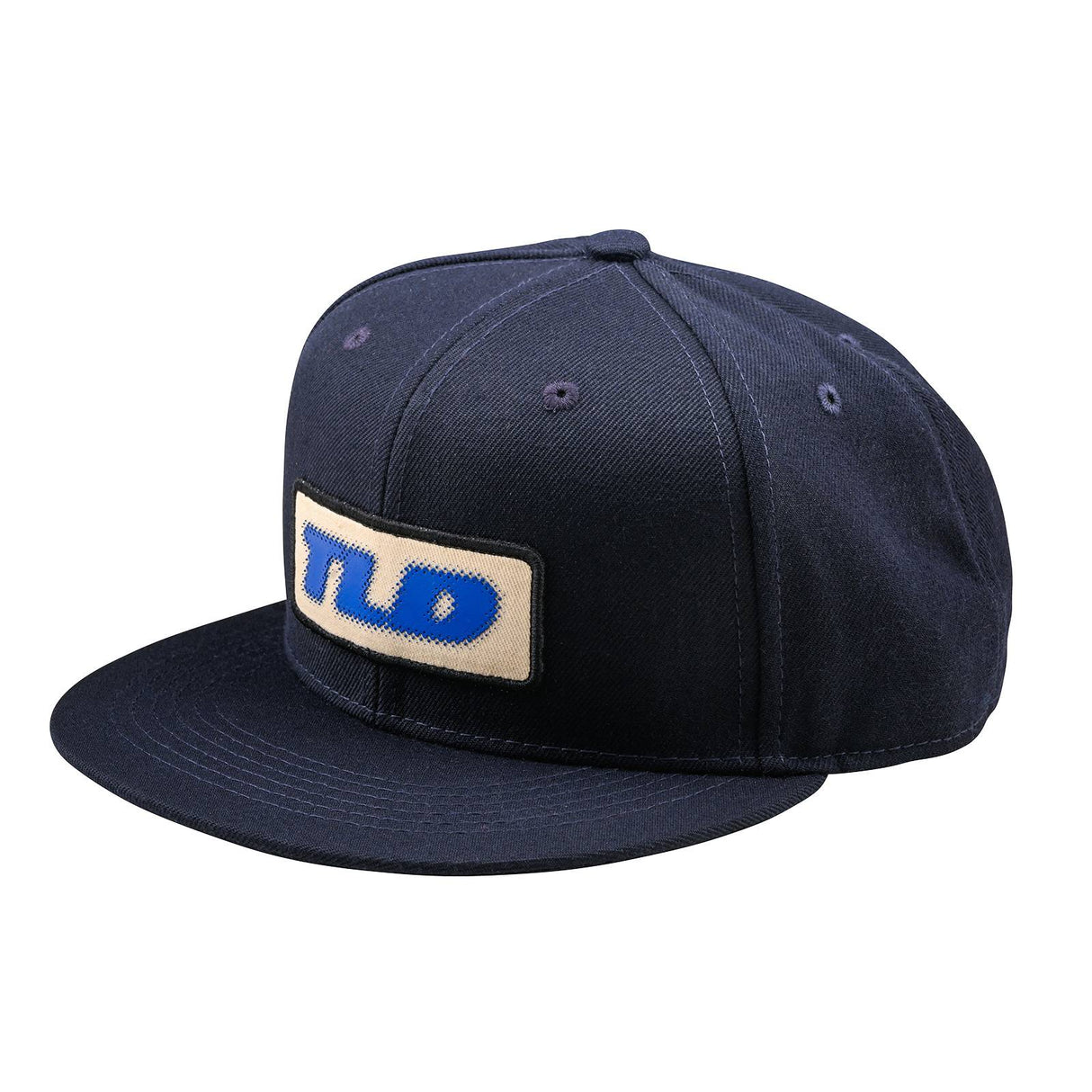 Troy Lee Designs Fade Out Flat Bill Snapback Cap Navy