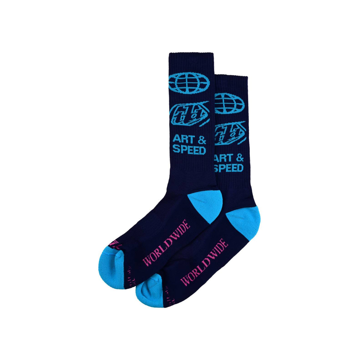Troy Lee Designs Performance Socks Worldwide - Midnight