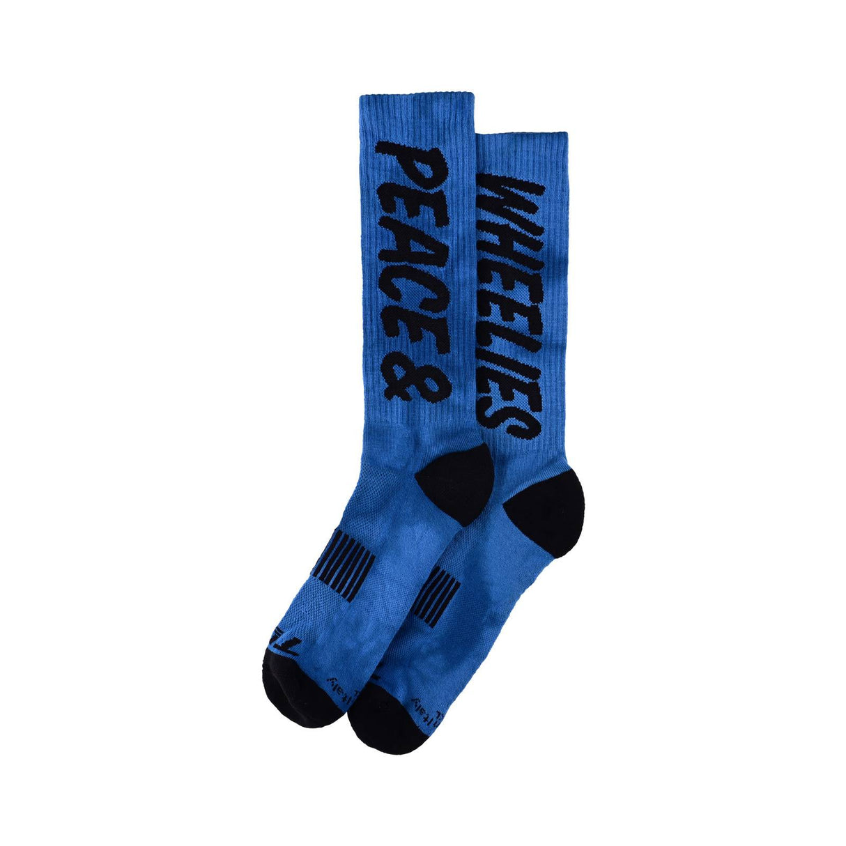 Troy Lee Designs Performance Socks Peace & Wheelies - Cobalt