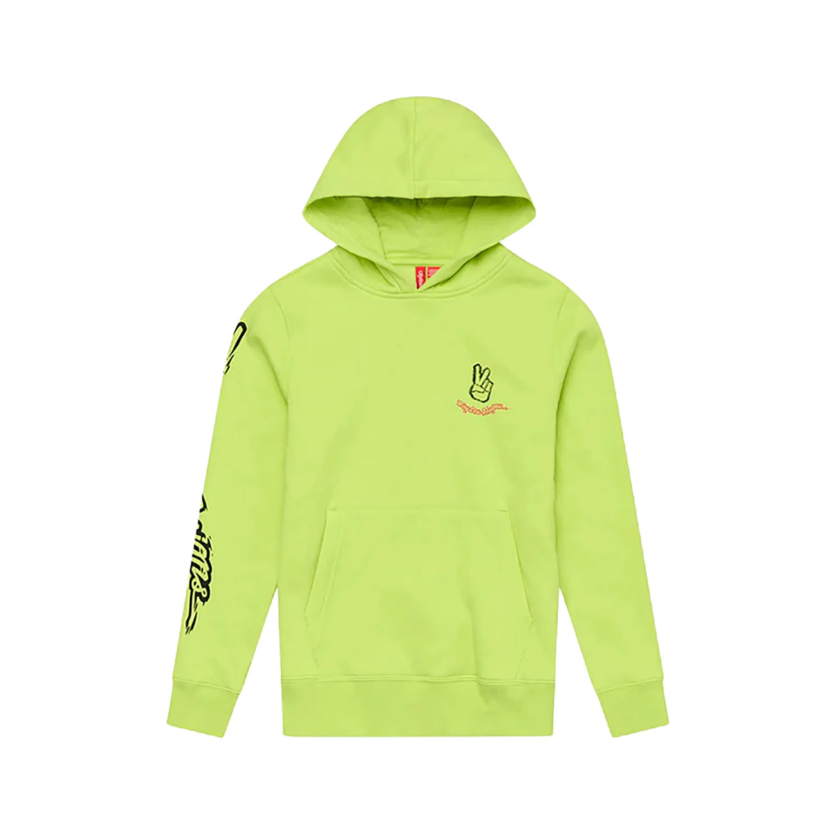 Sudadera Troy Lee Designs Peace Out para jóvenes Amarillo Glo