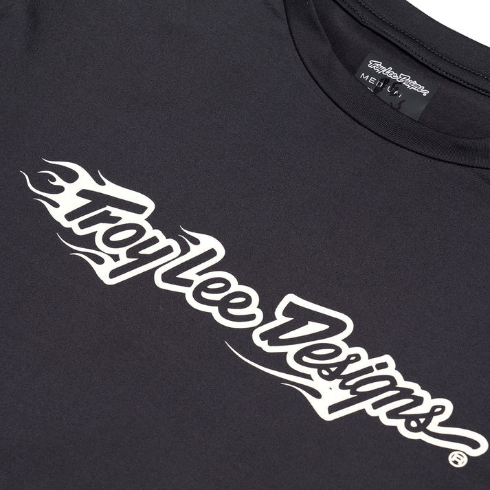 Troy Lee Designs Burn Out Ruckus Ride Youth Long Sleeve Jersey Carbon