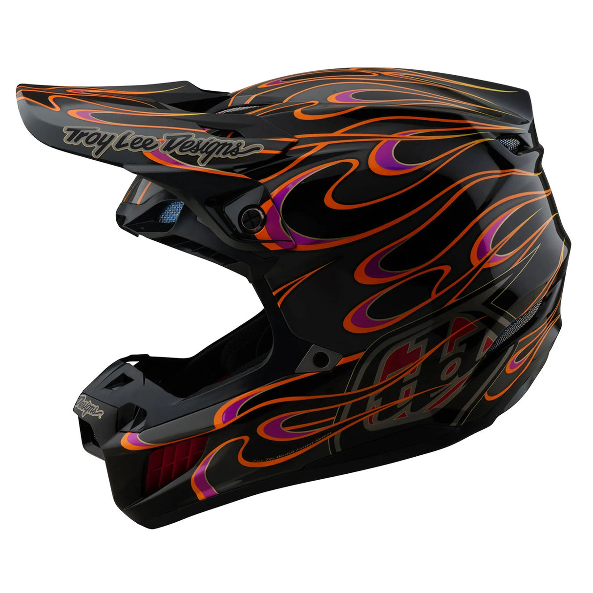 Casque de moto composite Troy Lee Designs SE5 Torched