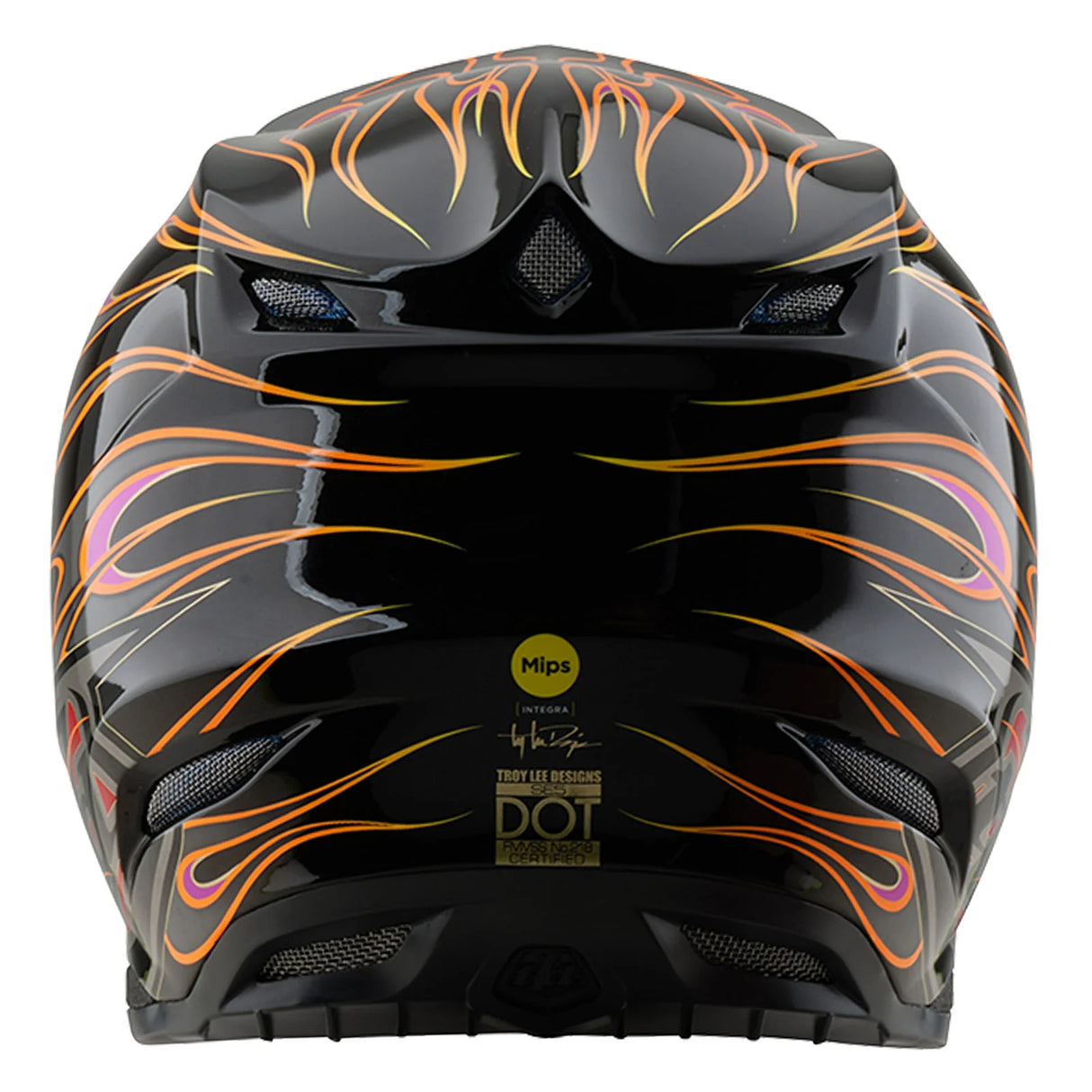 Casque de moto composite Troy Lee Designs SE5 Torched