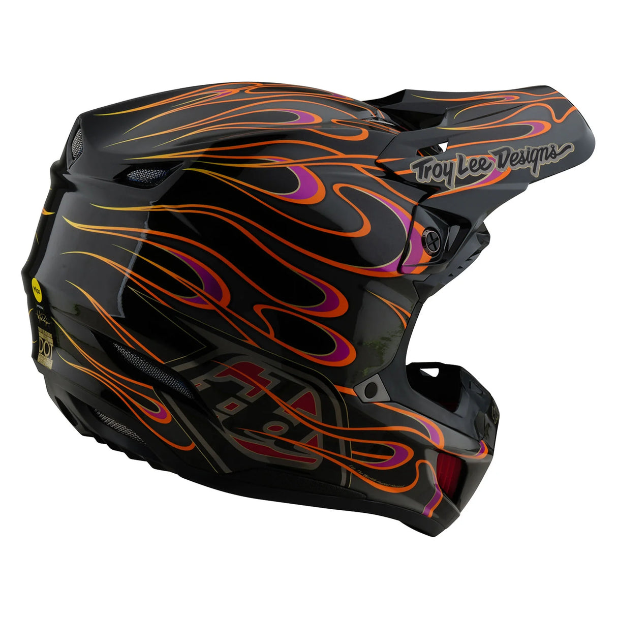 Casque de moto composite Troy Lee Designs SE5 Torched
