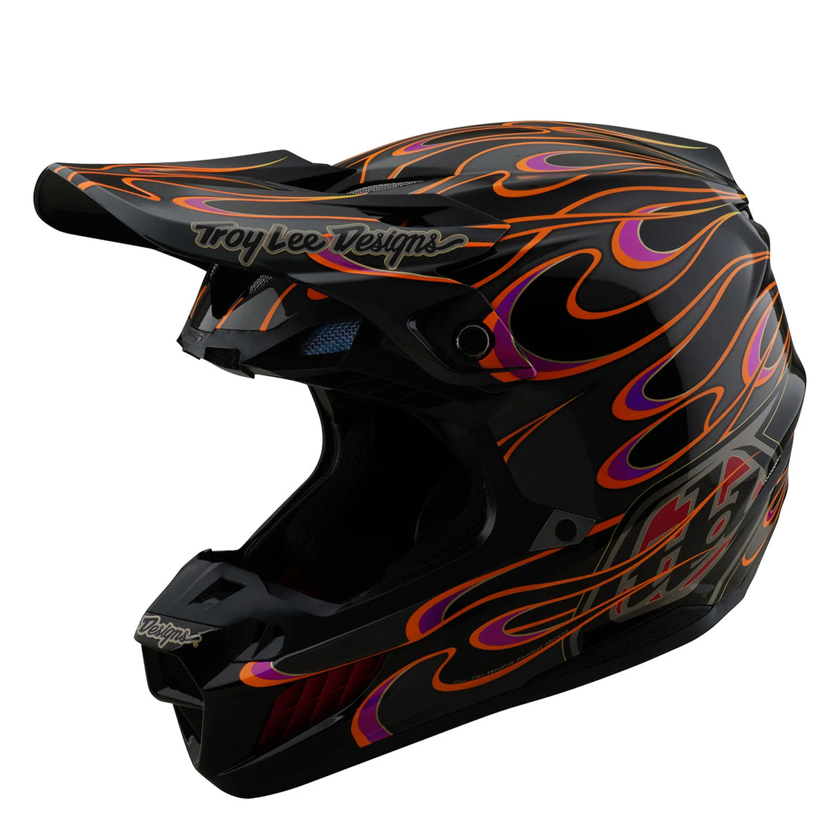 Casque de moto composite Troy Lee Designs SE5 Torched