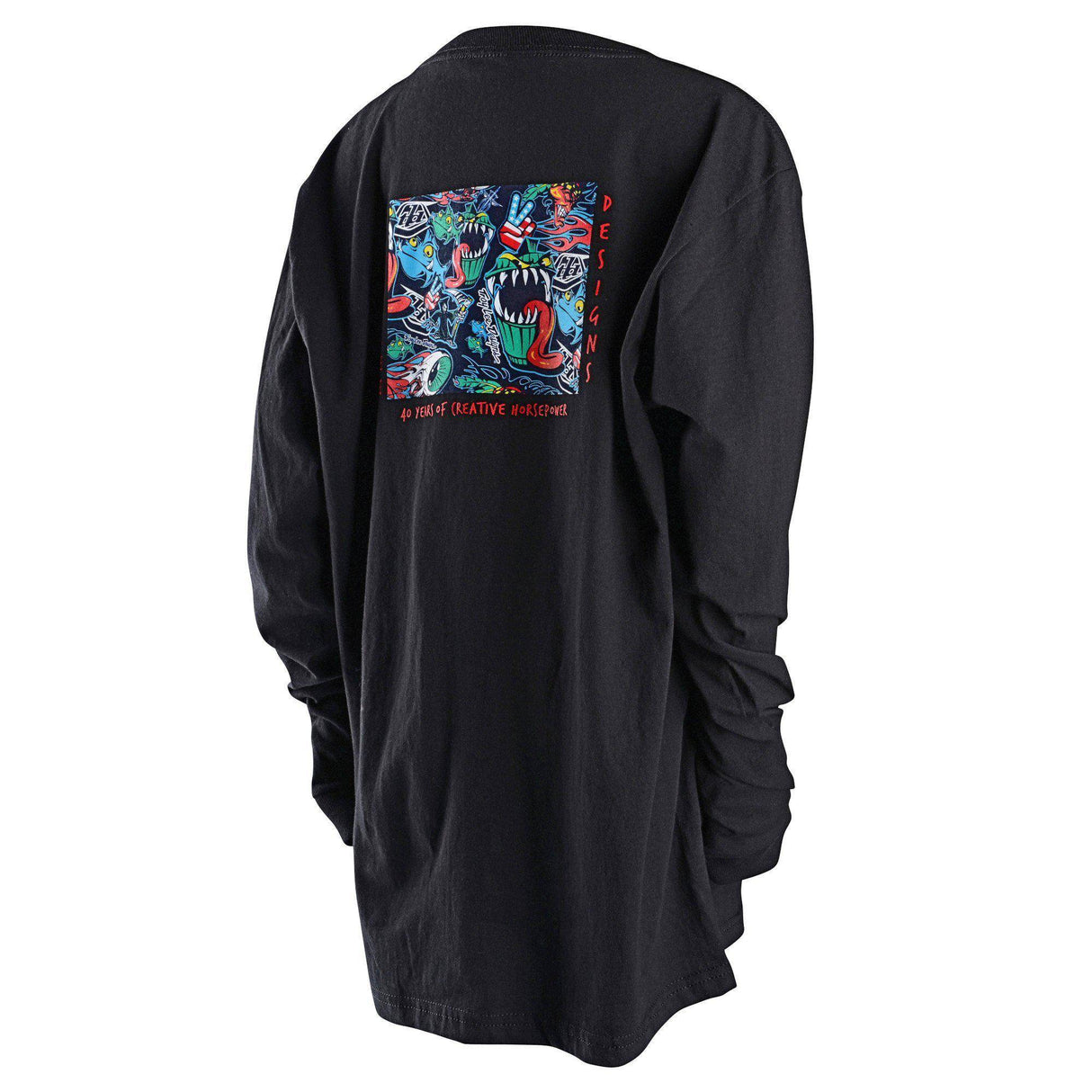 Troy Lee Designs 40th Holiday History Youth Long Sleeve T-Shirt Black