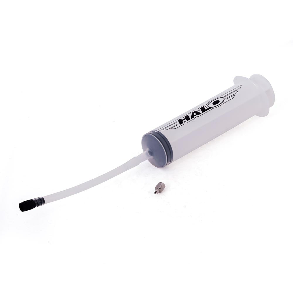 Halo injector voor tubeless afdichtmiddel