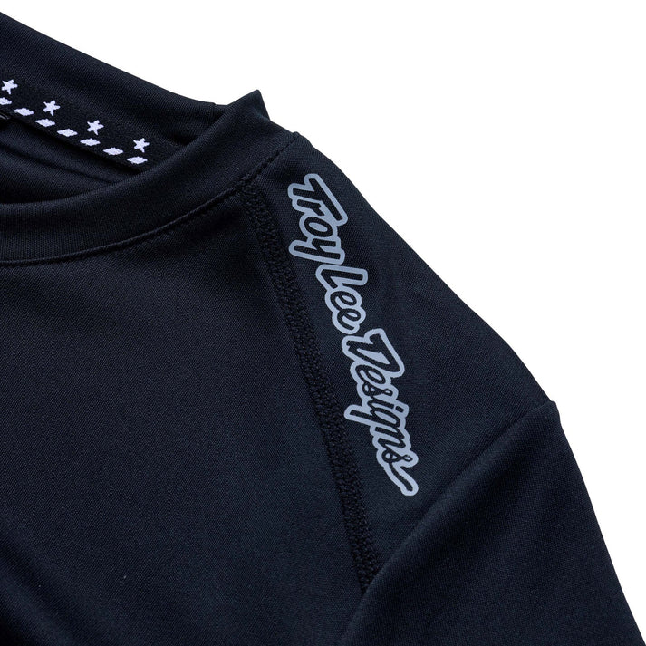 Troy Lee Designs Lilium Women's Short Sleeve Jersey Mono Black