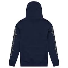 Troy Lee Designs Branded Zip Up Hoodie Navy