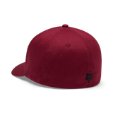 Fox Racing Badge Flexfit Hat Cabernet